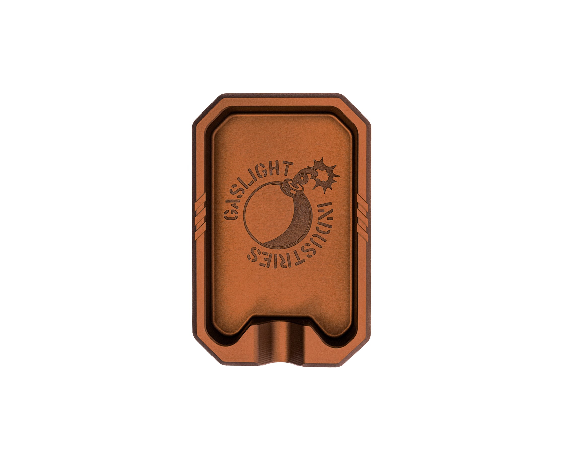 Vice Hardware Gaslight Ash Tray — Laser-Engraved Aluminum, Gaslight Exclusive